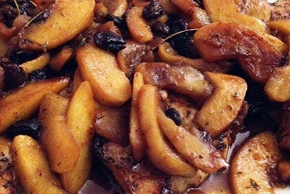 Apple Raisin Pork Chops