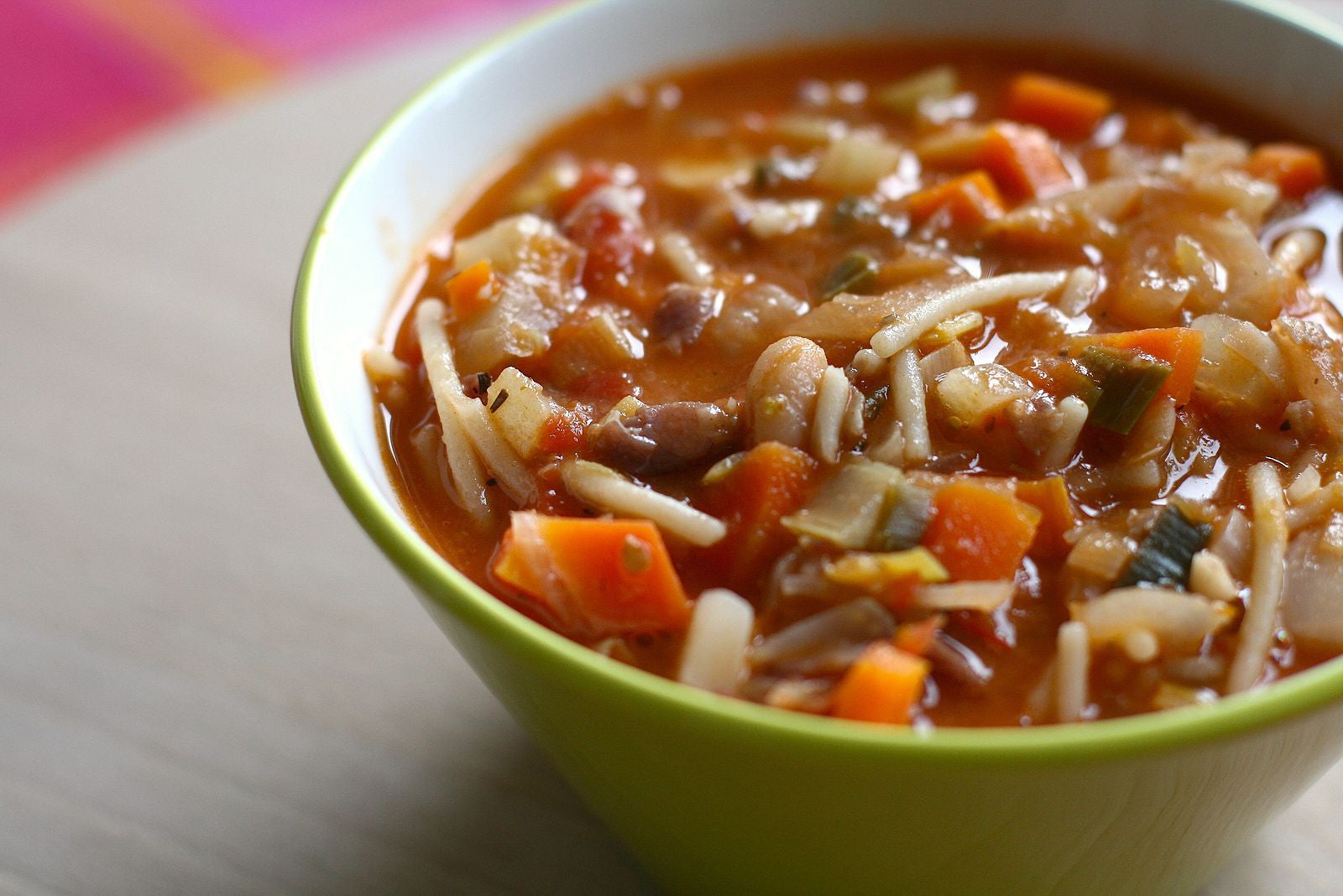 Italian Minestrone Soup with Amish sausage