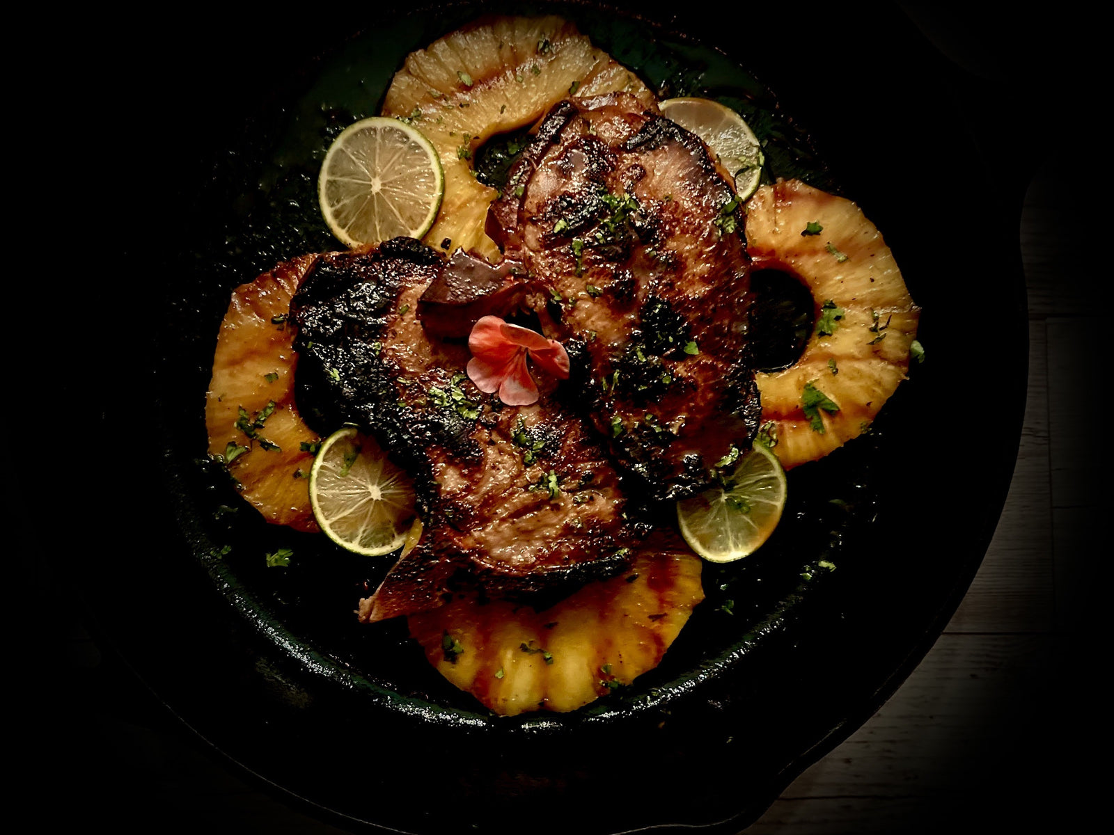 Pineapple Ginger Pork Chops