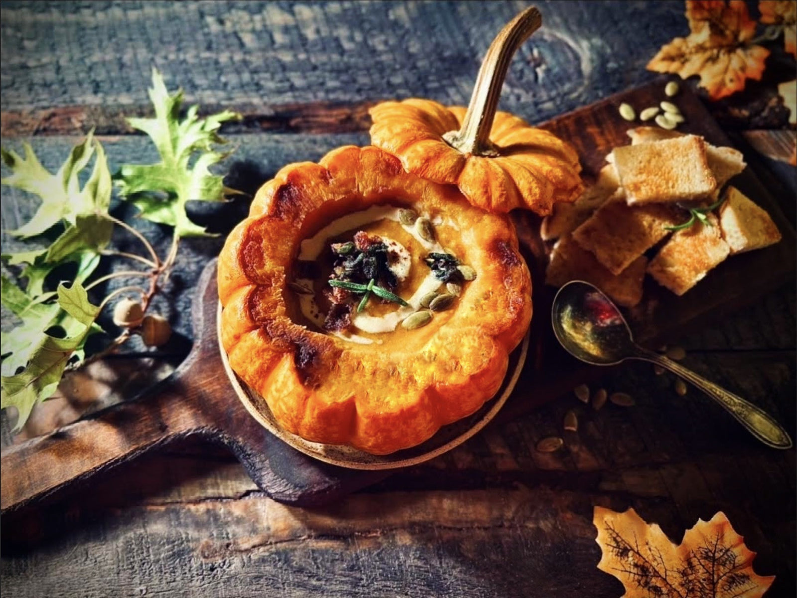 Pumpkin Butternut Squash Bisque