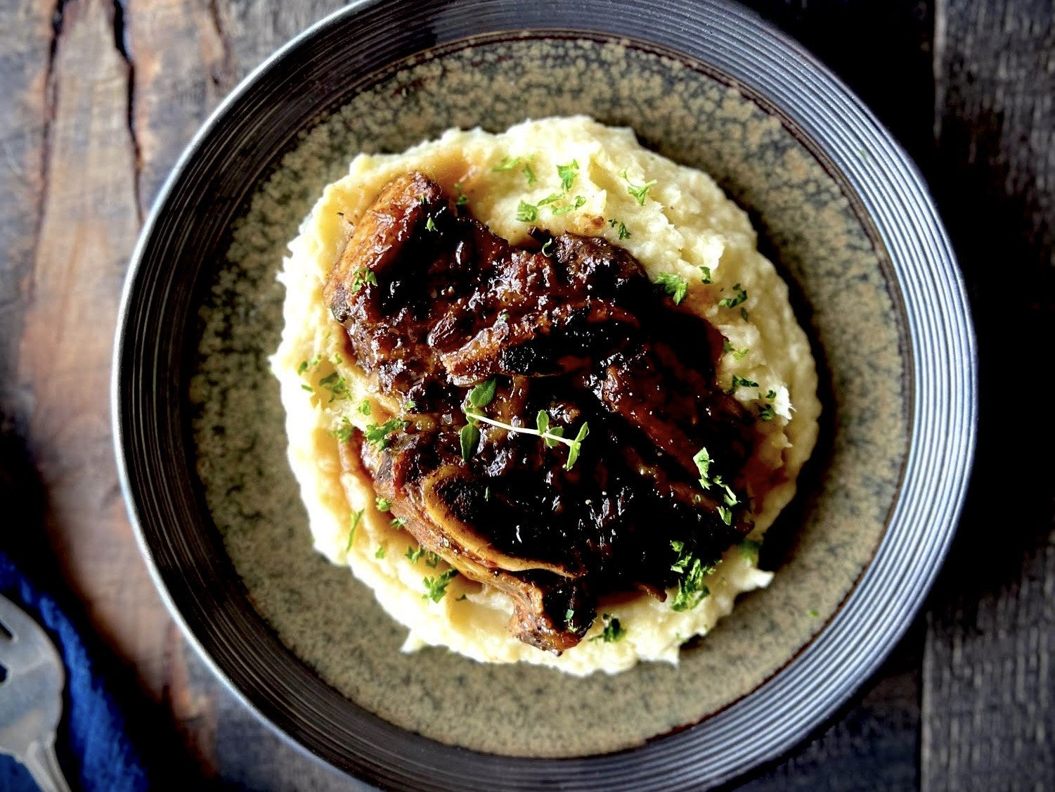 Maple Bourbon Crockpot Short Ribs