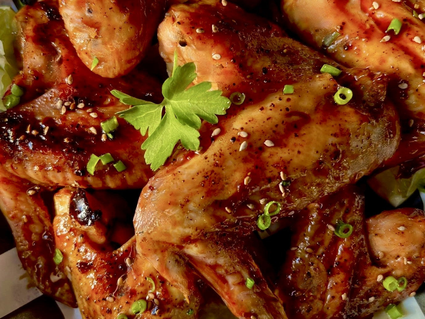 Lemongrass Ginger Maple Chicken Wings