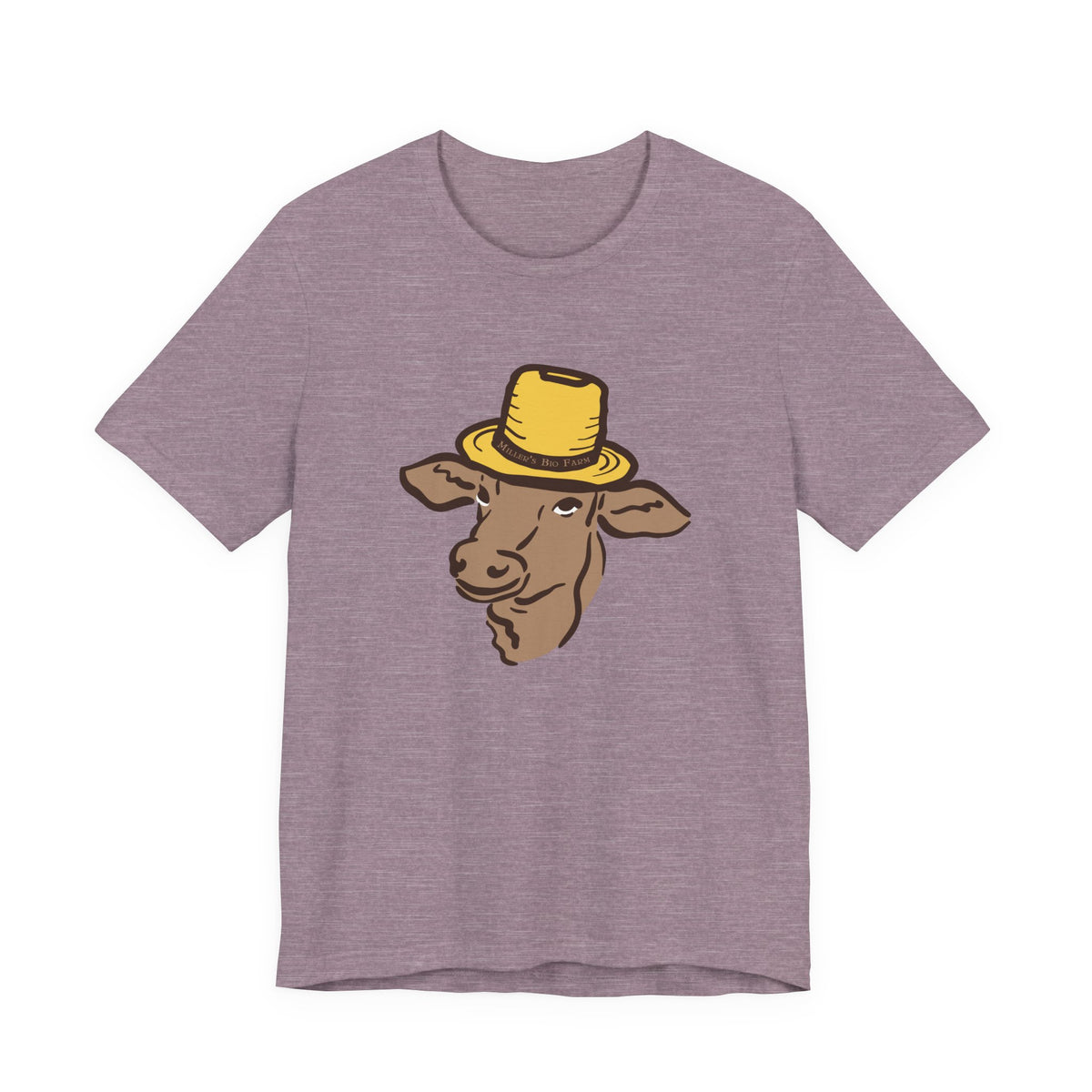 Adult Jersey Short Sleeve Tee - Miller's Bio Farm Logo