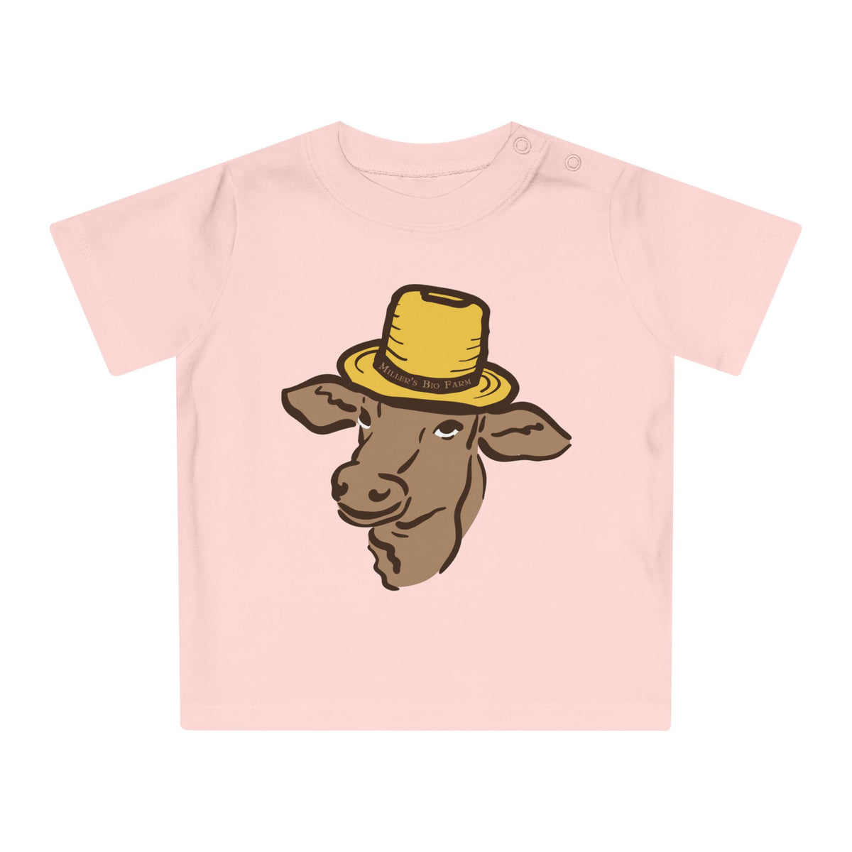 Baby Organic T-Shirt - Miller's Bio Farm Logo