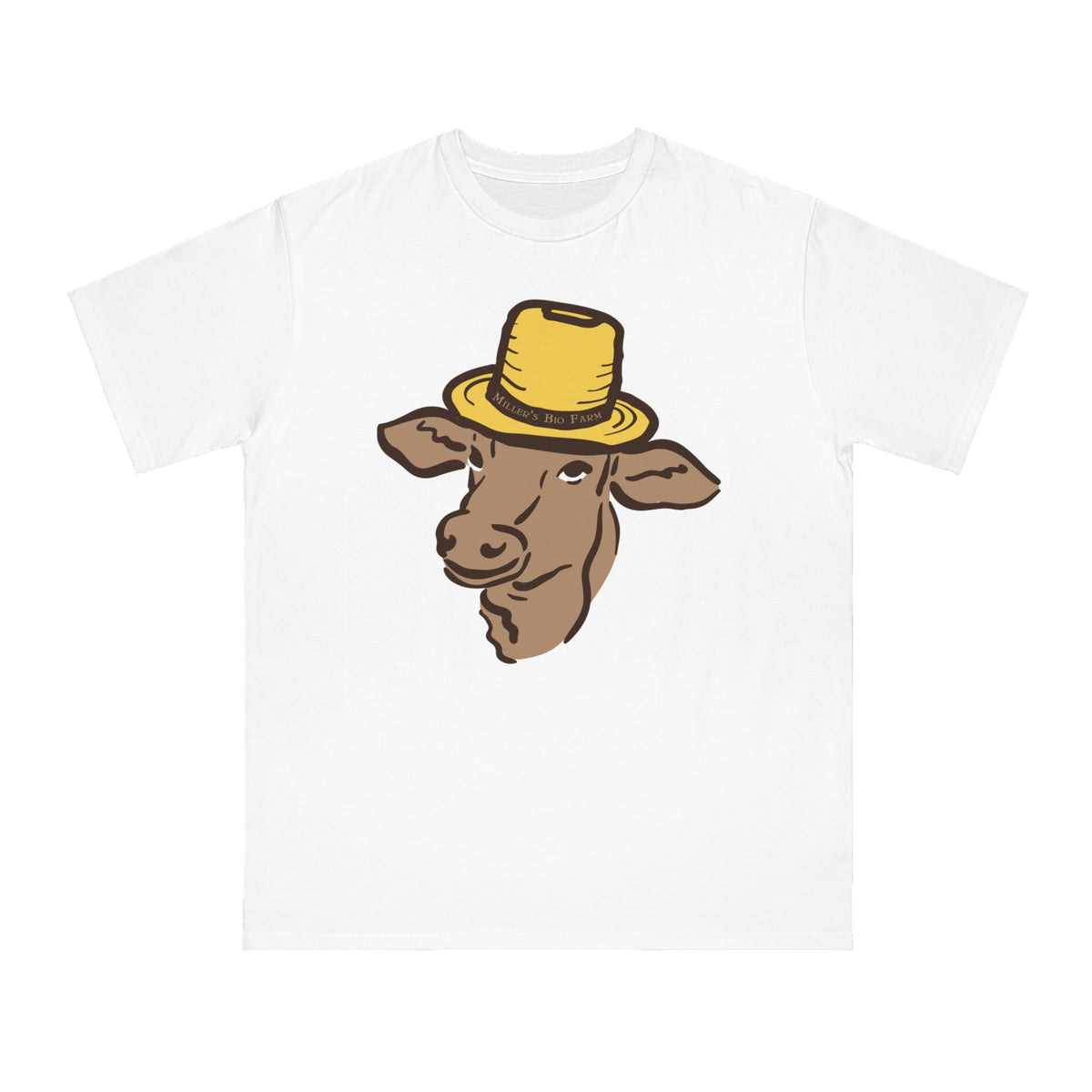 Adult Organic Classic T-Shirt - Adult Unisex - Miller's Bio Farm Logo