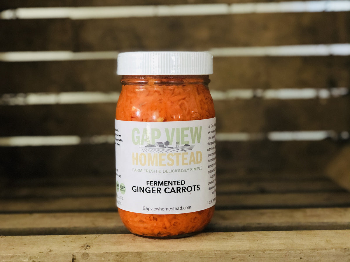 1 pint - Ginger Carrots (Glass)