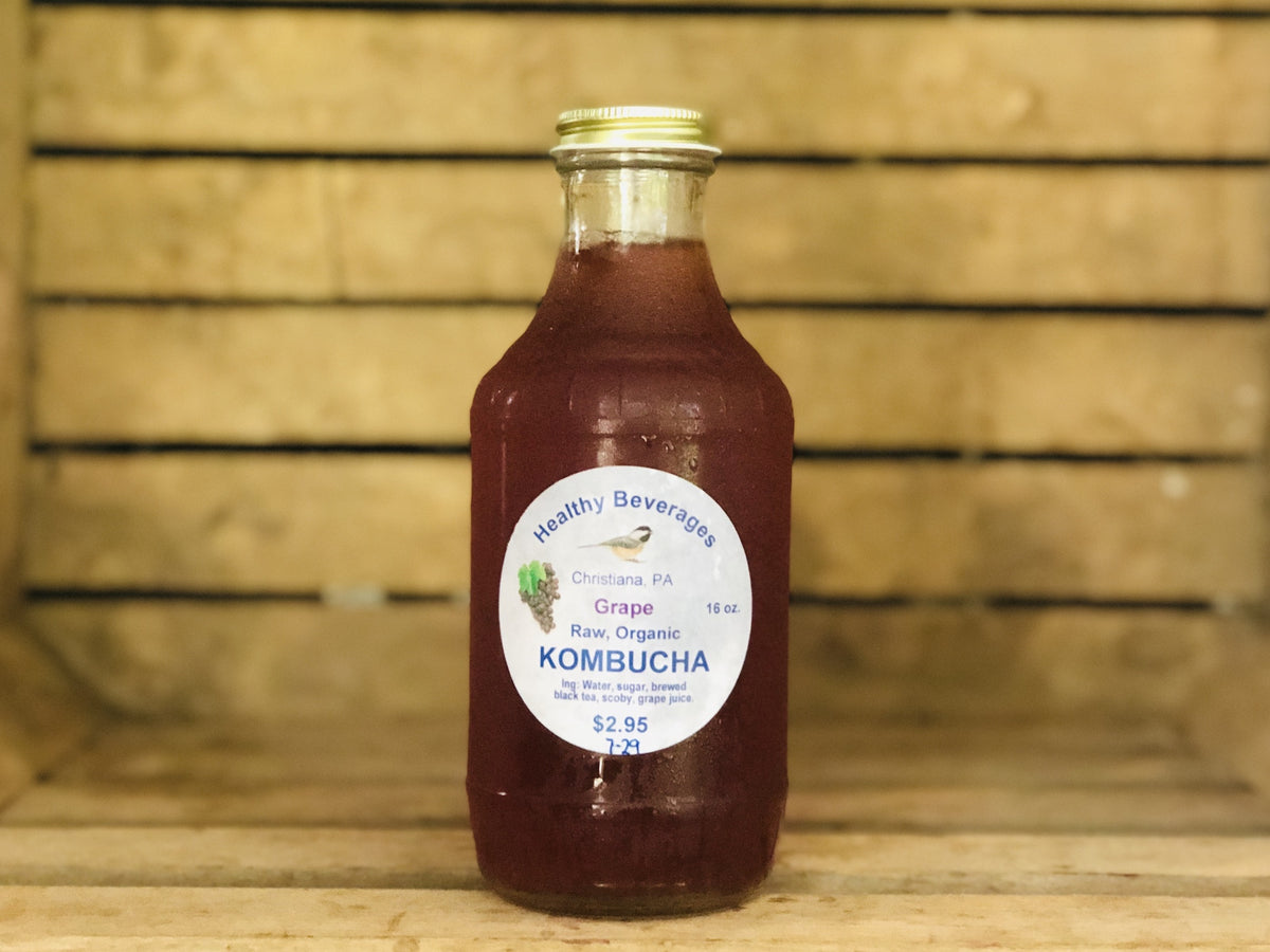 Grape Kombucha, 1 pint