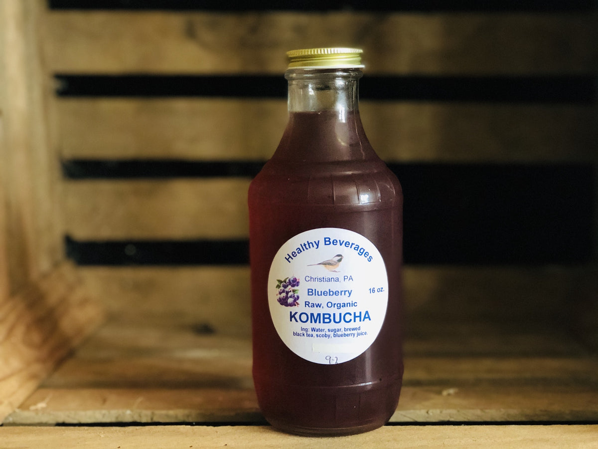 Blueberry Kombucha, 1 pint