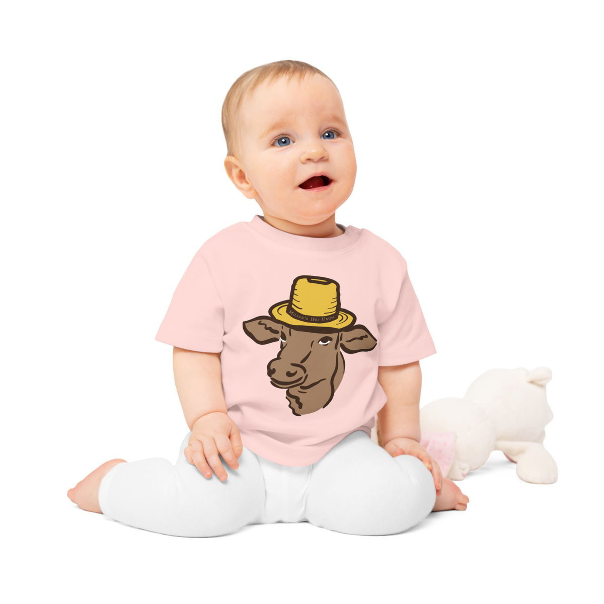 Baby Organic T-Shirt - Miller's Bio Farm Logo