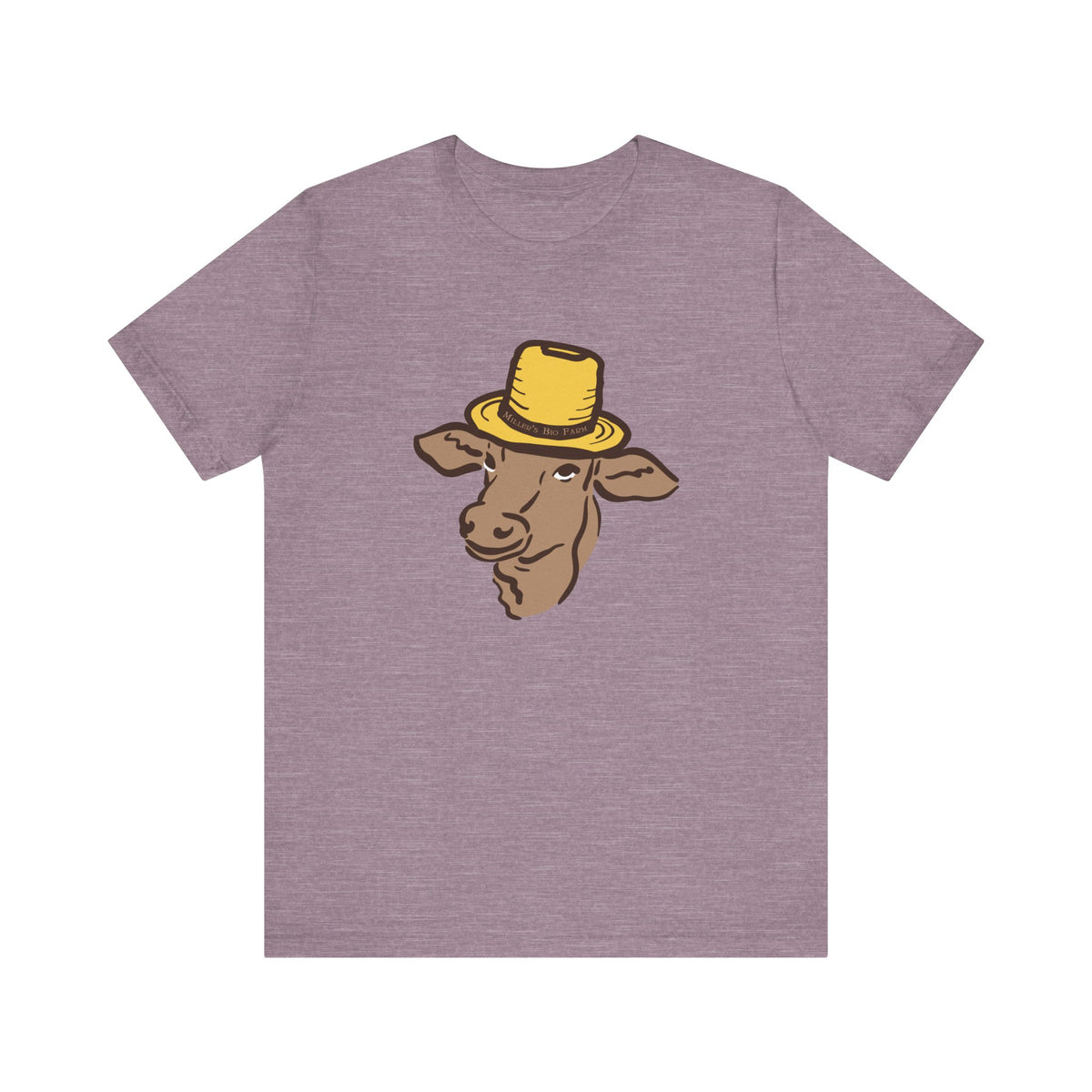 Adult Jersey Short Sleeve Tee - Miller's Bio Farm Logo