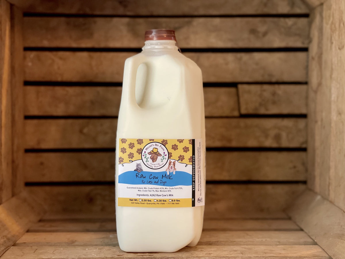 1/2 gallon - Raw A2/A2 Milk for Cats & Dogs