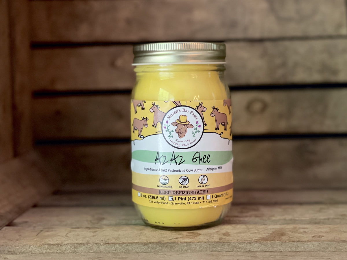 1 pint - A2/A2 Ghee (Glass)