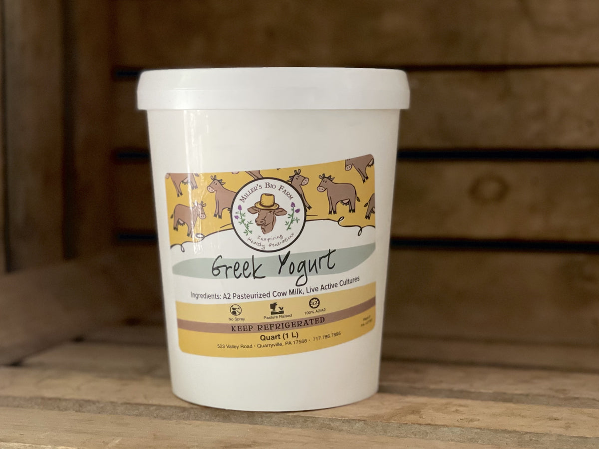 1 quart - Greek A2/A2 Yogurt