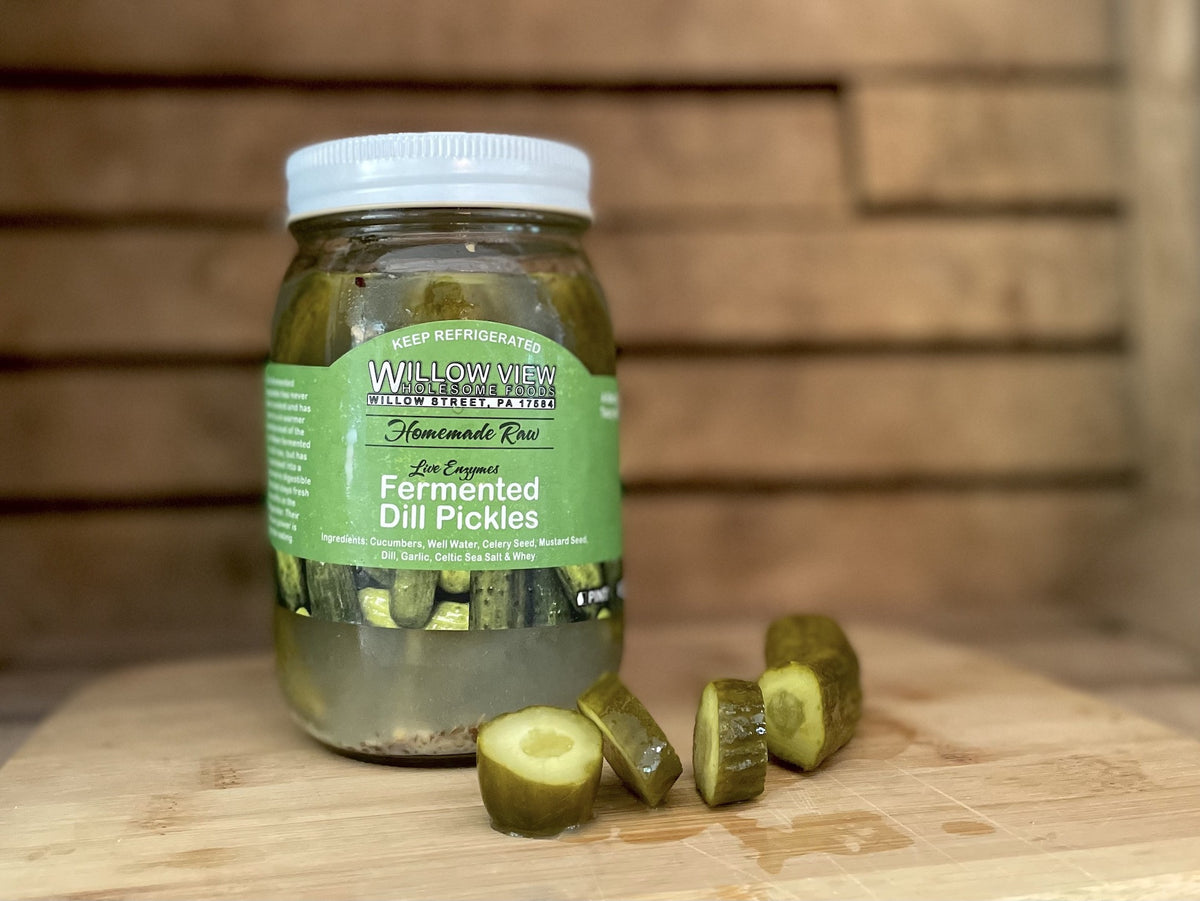 1 pint - Fermented Dill Pickles