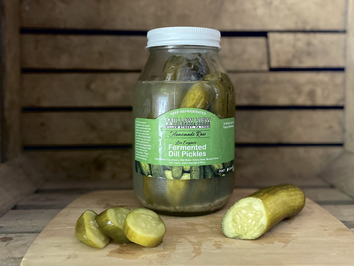 1 quart - Fermented Dill Pickles
