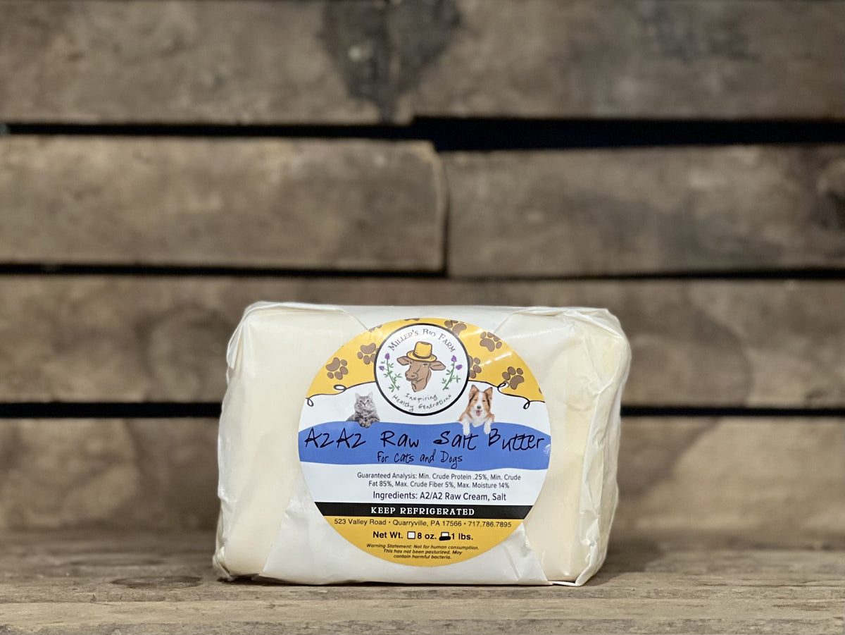 1lb Raw Salted A2/A2 Butter for Cats & Dogs