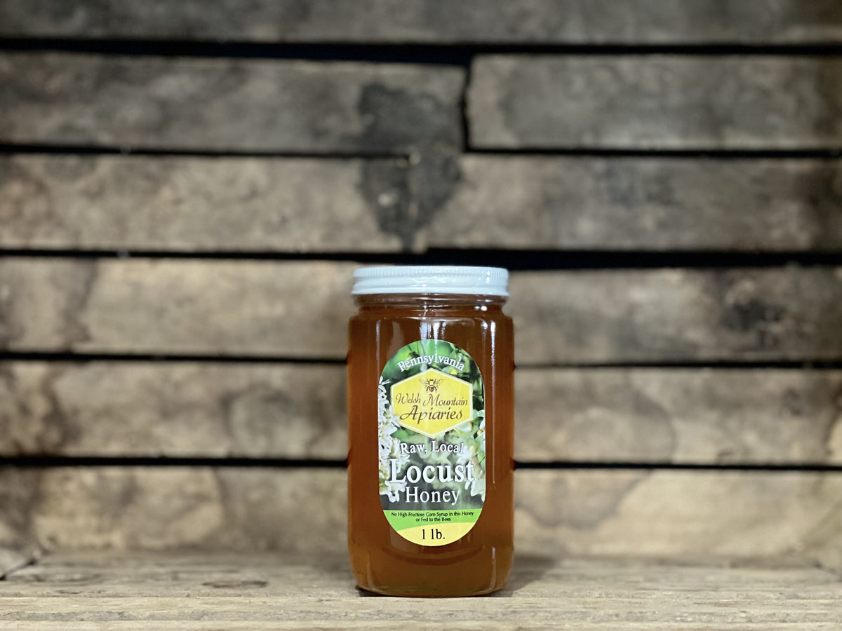 Raw Locust Honey, 1lb (Glass)