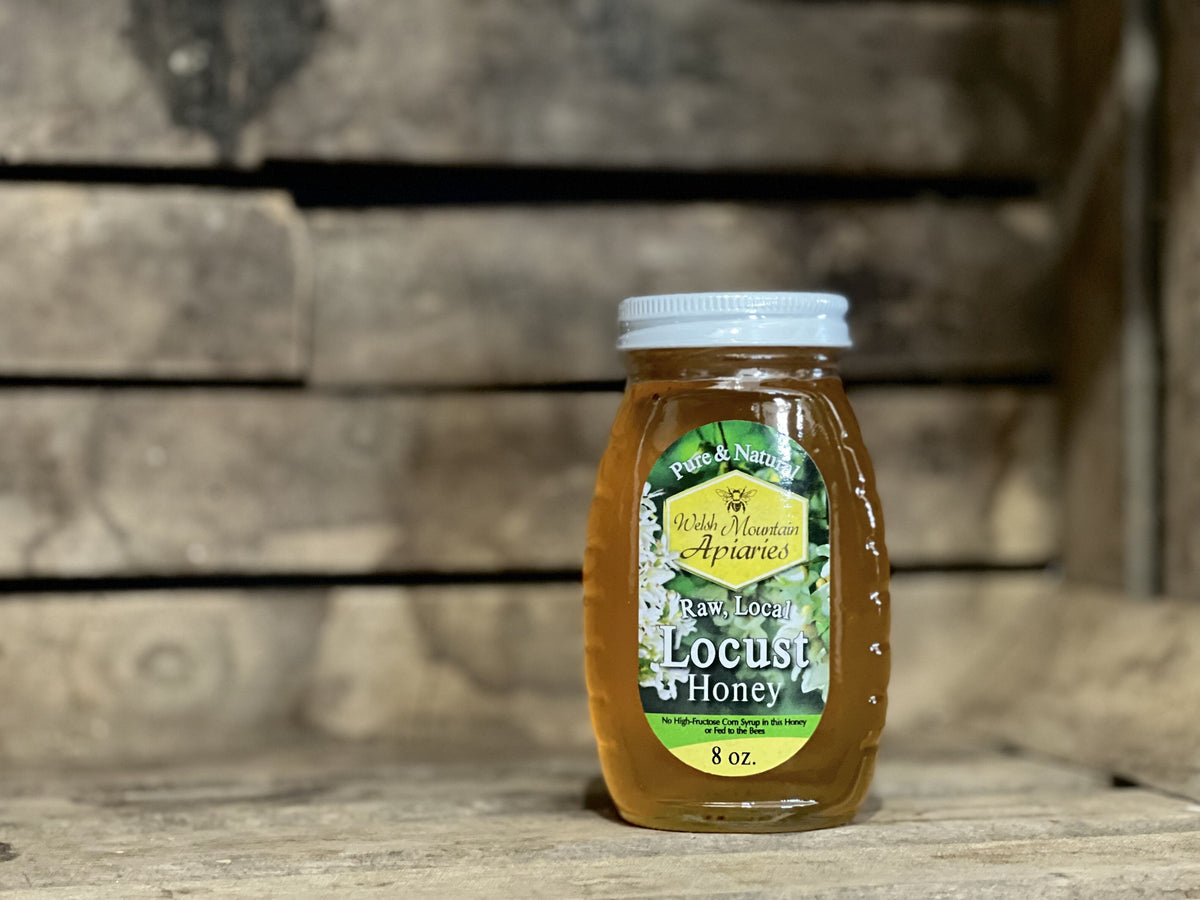 Raw Locust Honey, 8oz (Glass)