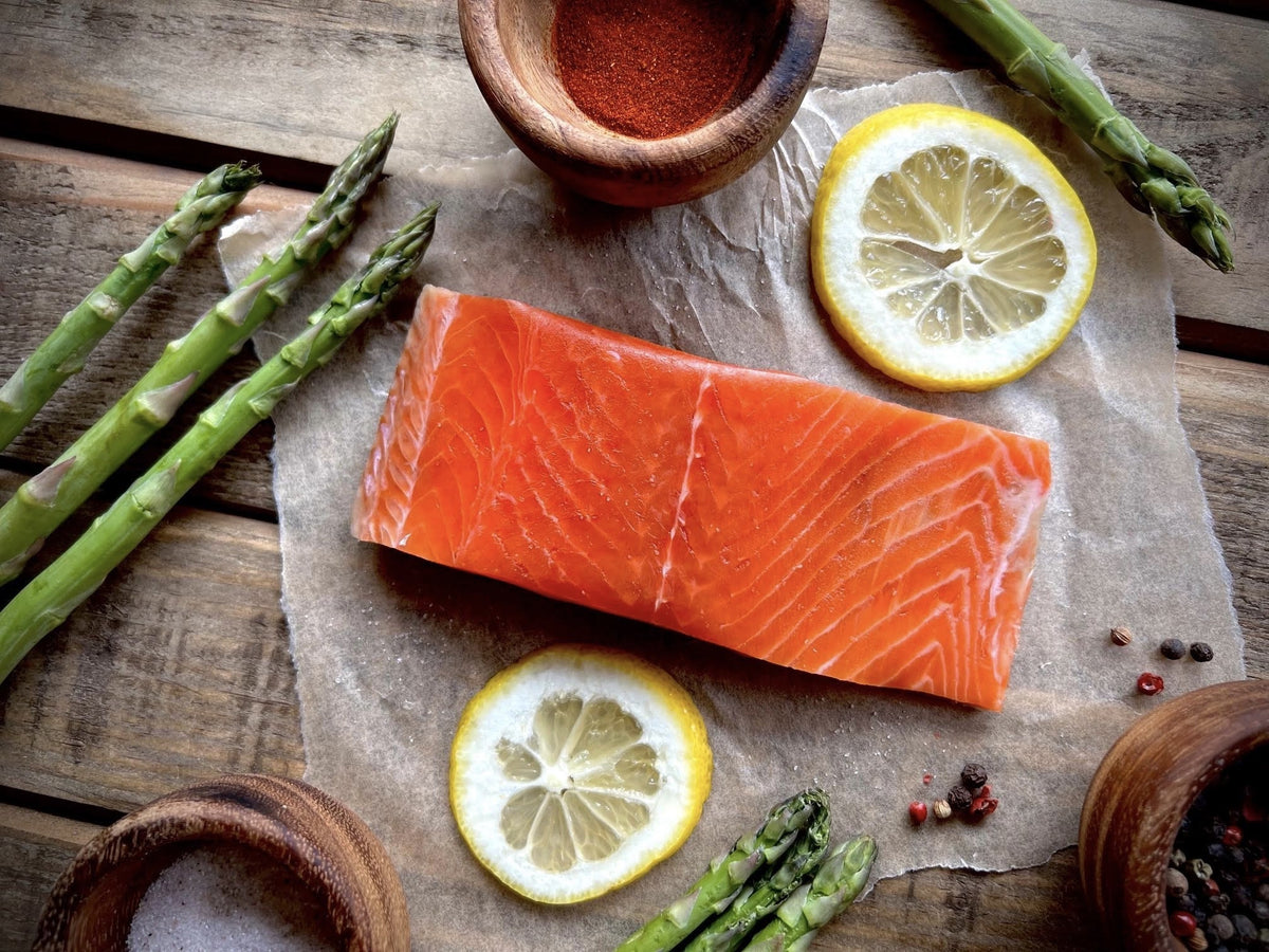 Alaska Wild Sockeye Salmon Portions