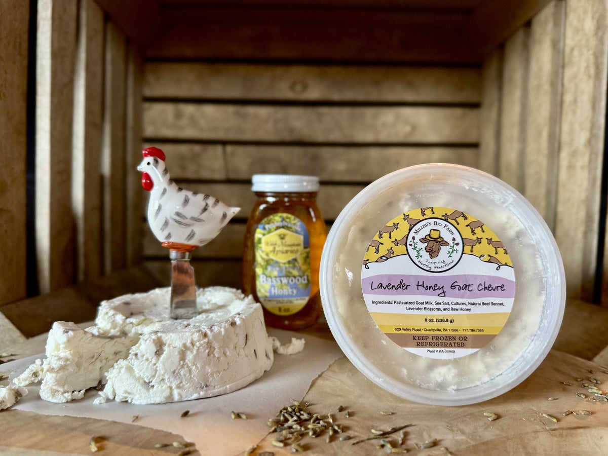 Lavender Honey Goat Chevre, 8oz