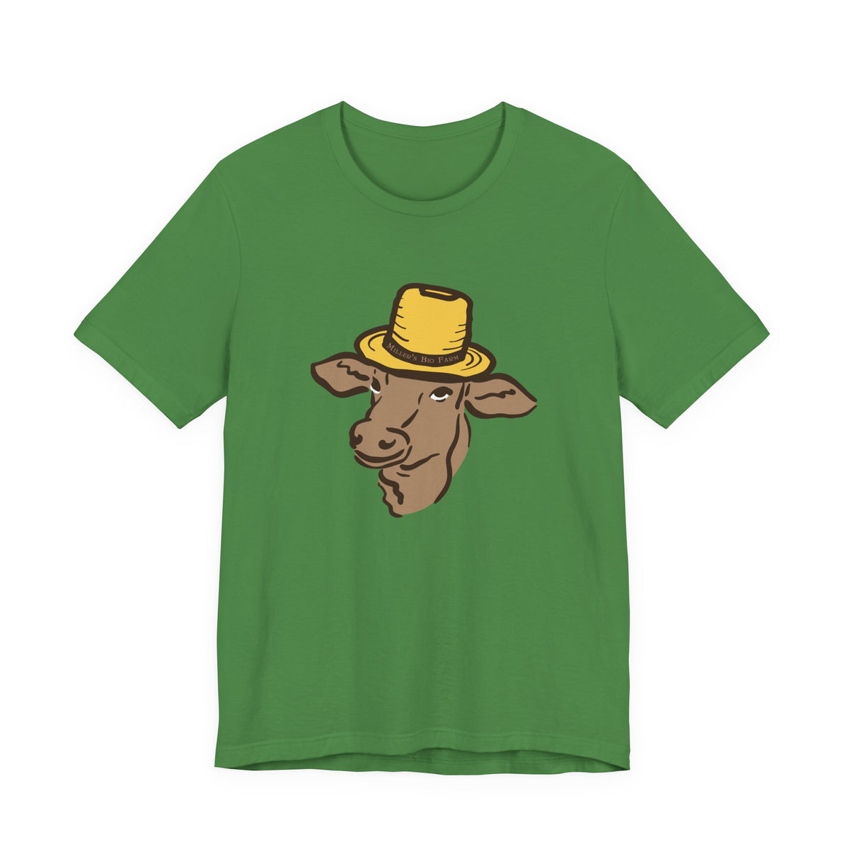 Adult Jersey Short Sleeve Tee - Miller's Bio Farm Logo