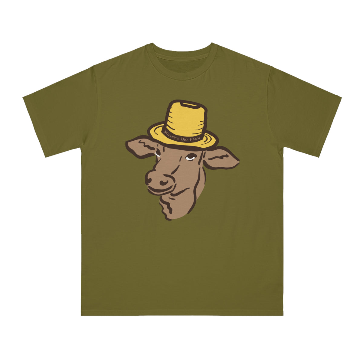 Adult Organic Classic T-Shirt - Adult Unisex - Miller's Bio Farm Logo