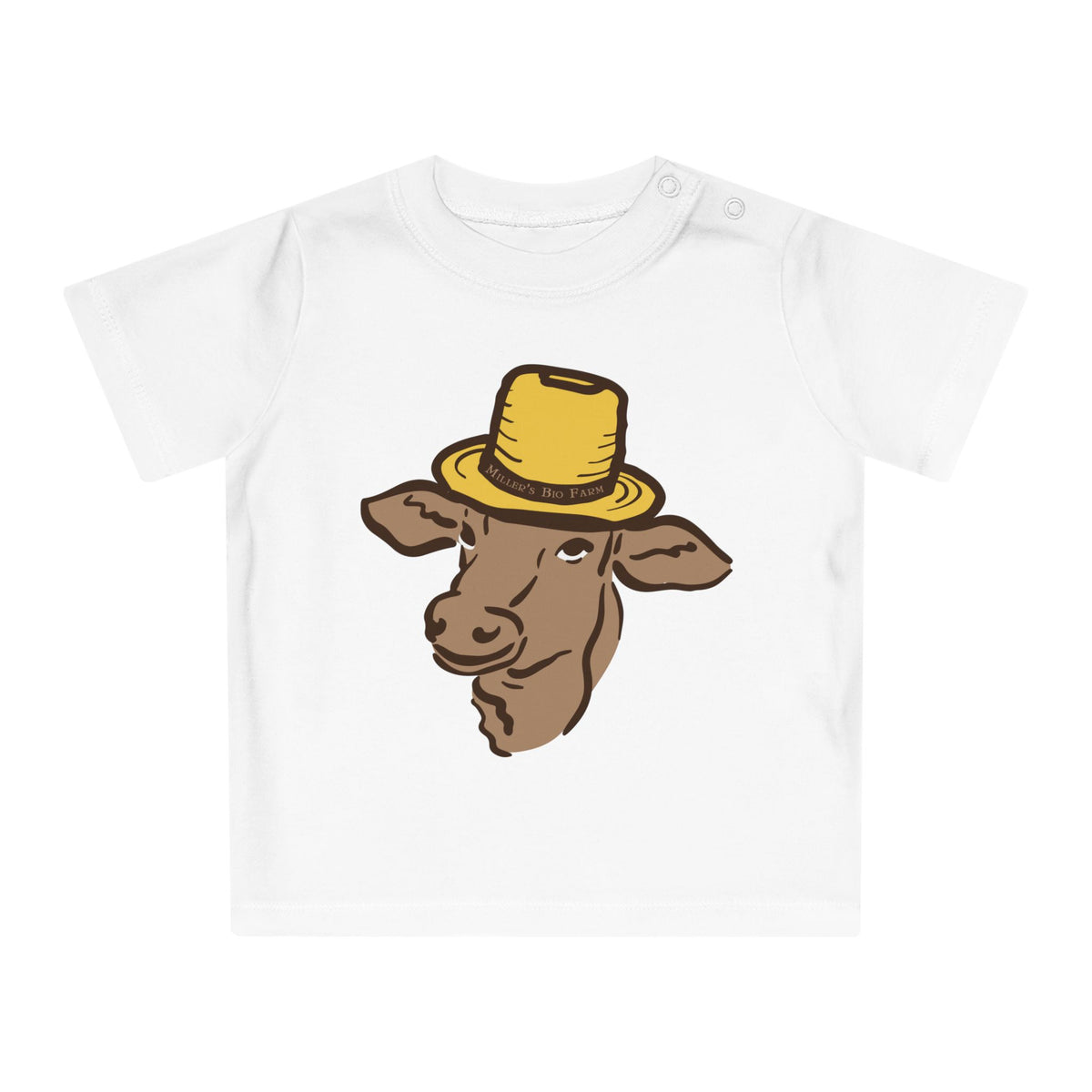Baby Organic T-Shirt - Miller's Bio Farm Logo