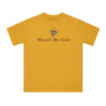 Adult Beehive Organic Classic T-Shirt - Adult Unisex - Miller's Bio Farm Logo Front & Goodbye Supermarket Back