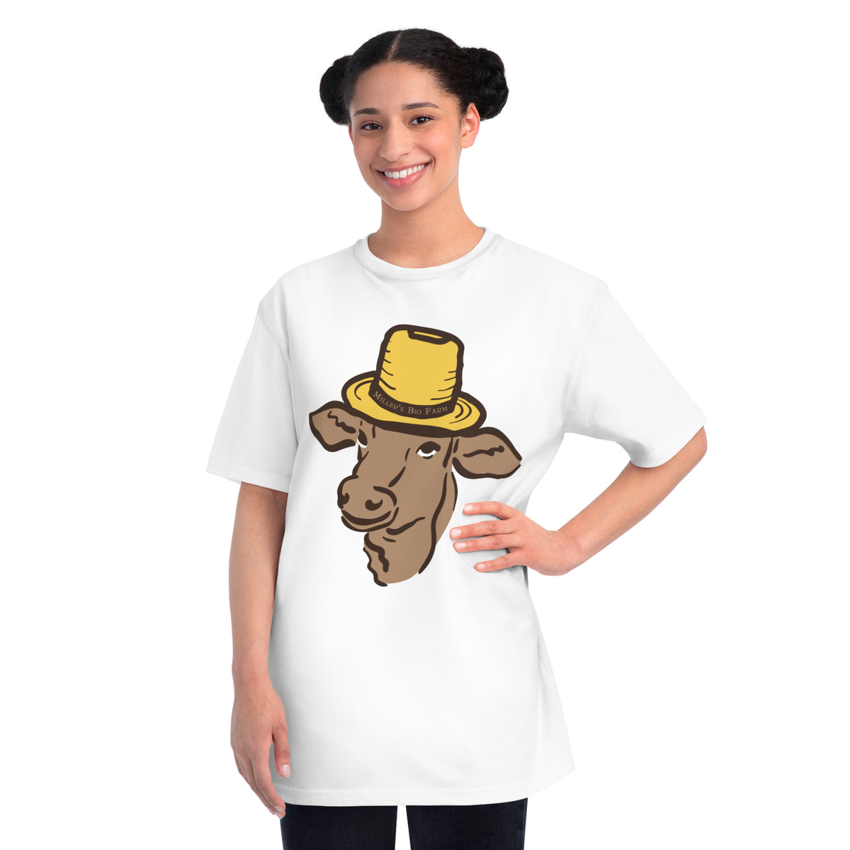 Adult Organic Classic T-Shirt - Adult Unisex - Miller's Bio Farm Logo