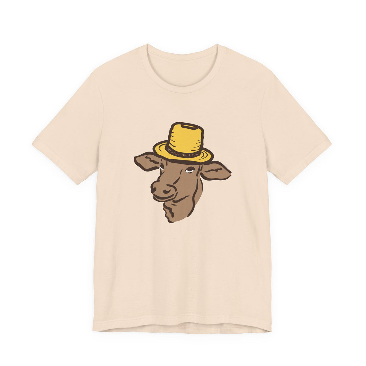 Adult Jersey Short Sleeve Tee - Miller's Bio Farm Logo