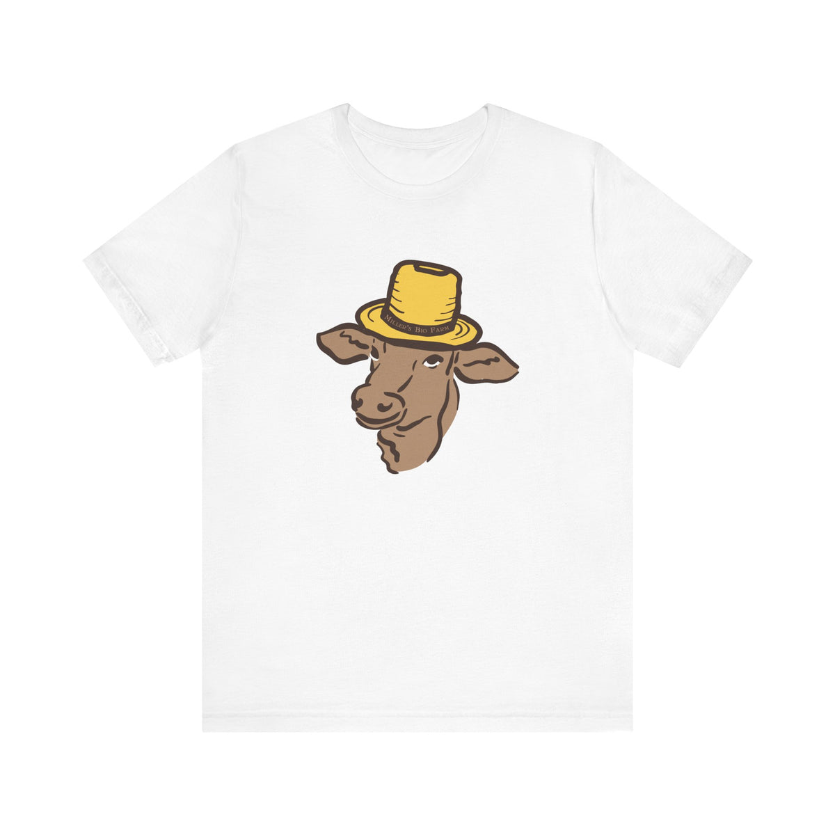 Adult Jersey Short Sleeve Tee - Miller's Bio Farm Logo