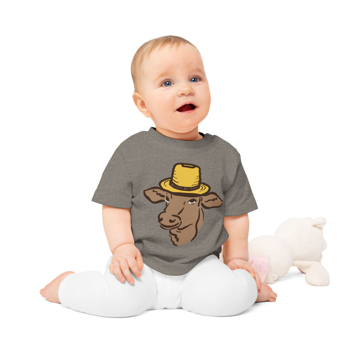 Baby Organic T-Shirt - Miller's Bio Farm Logo