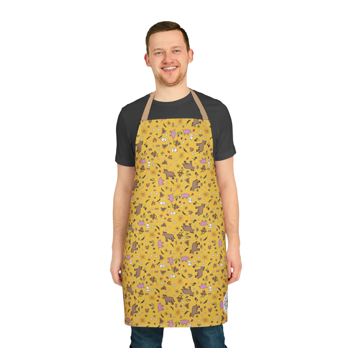 Apron - Cute Miller's Fabric and Logo