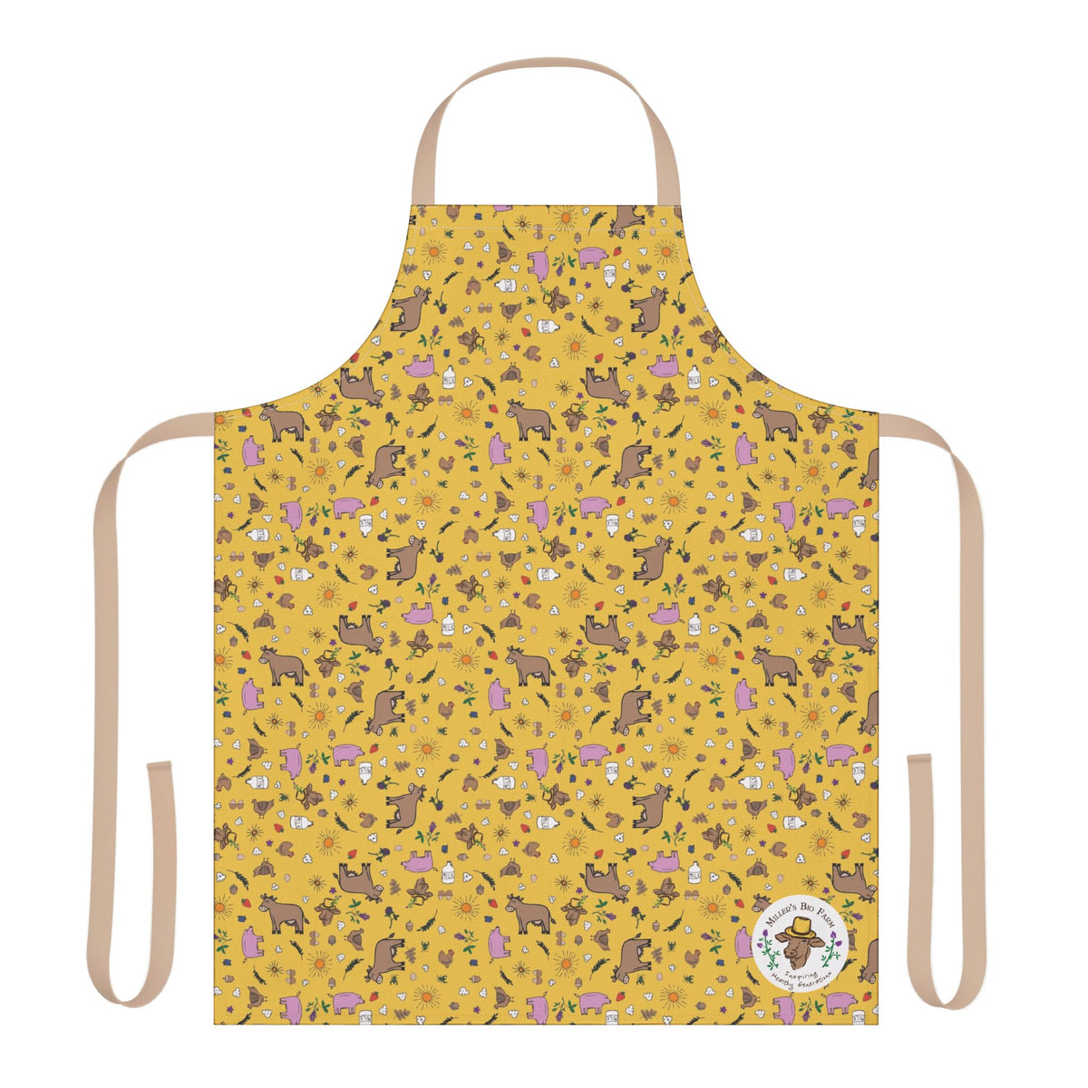 Apron - Cute Miller's Fabric and Logo