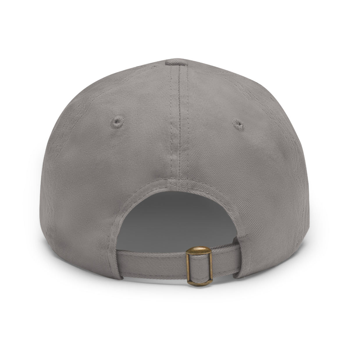 Dad Hat with Leather Patch (Rectangle) - Miller's Bio Farm