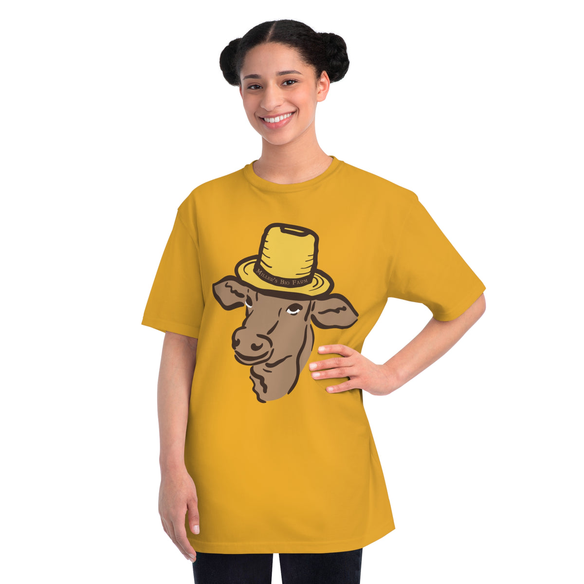 Adult Organic Classic T-Shirt - Adult Unisex - Miller's Bio Farm Logo