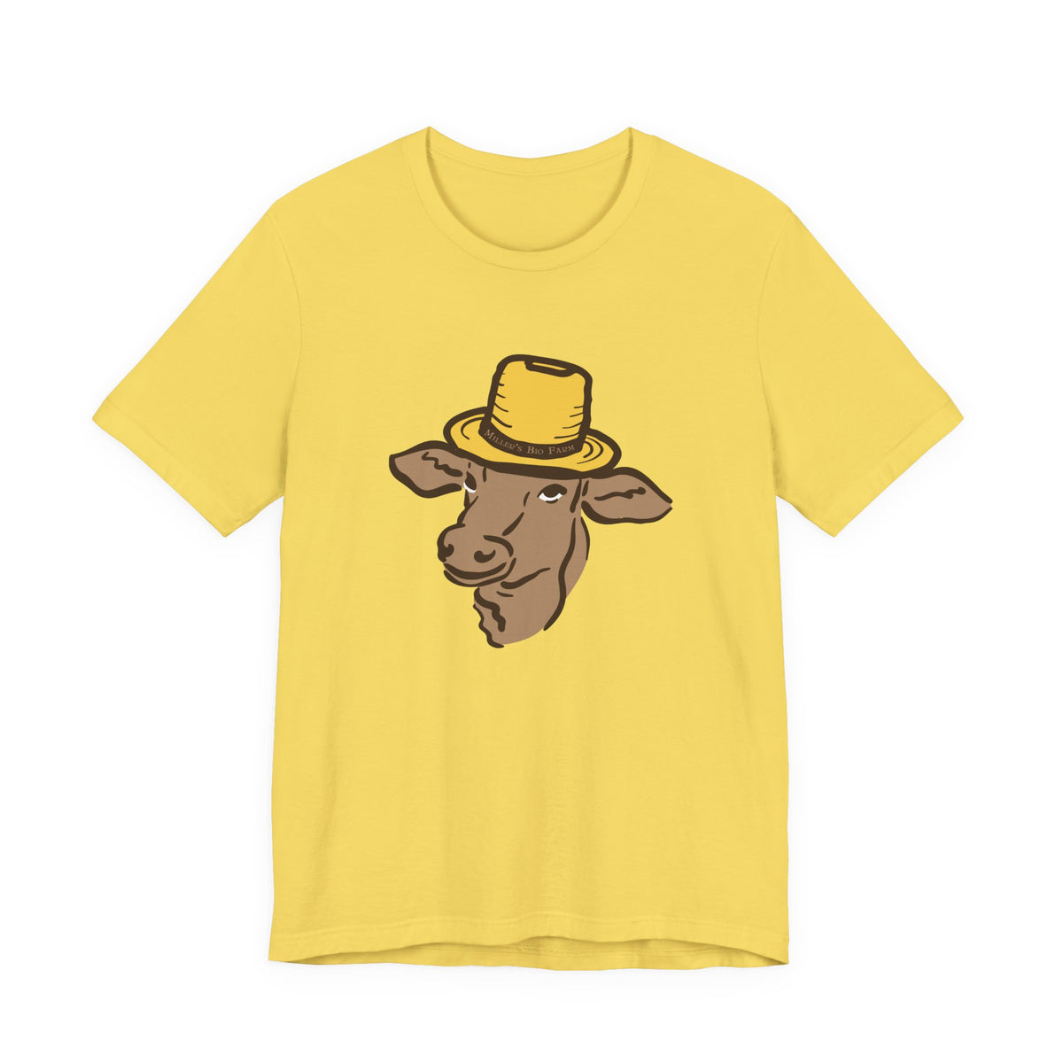 Adult Jersey Short Sleeve Tee - Miller's Bio Farm Logo