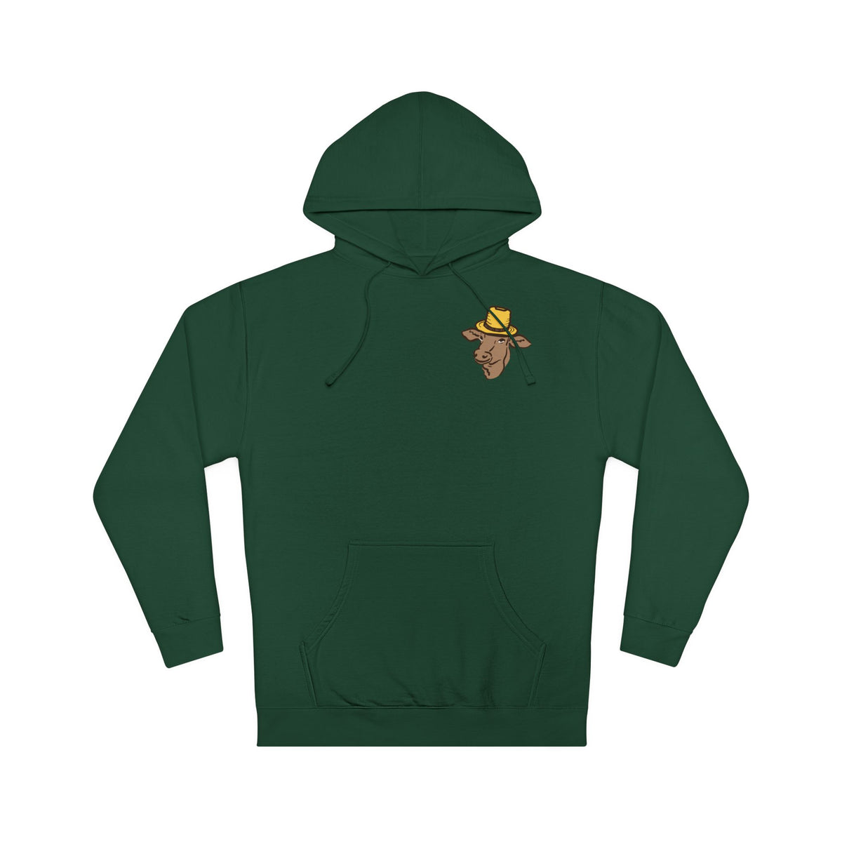 Adult Hooded Sweatshirt - Miller's Bio Farm Logo + Goodbye Supermarket Hello Small Farm