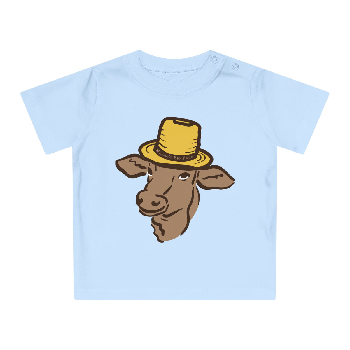 Baby Organic T-Shirt - Miller's Bio Farm Logo